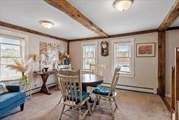 Dining room, Interior, Wooden Beams