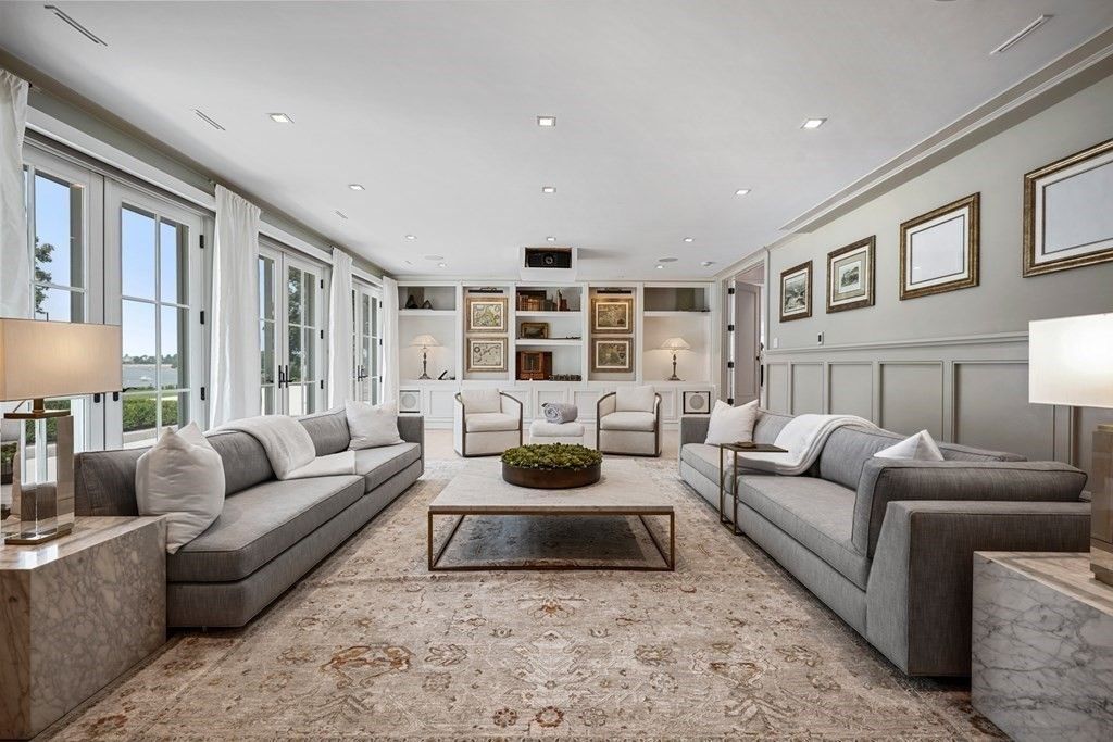 Interior, Living room, Recessed Lighting