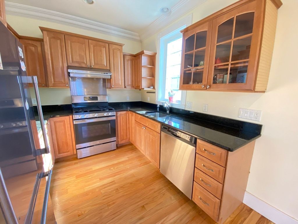 Interior, Kitchen, Wood Texture Flooring