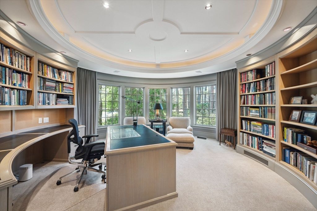 Home Office, Interior, Recessed Lighting