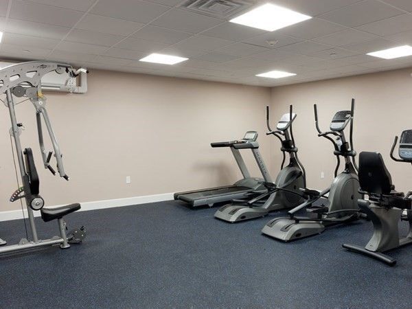 Fitness Equipment, Interior, Recessed Lighting