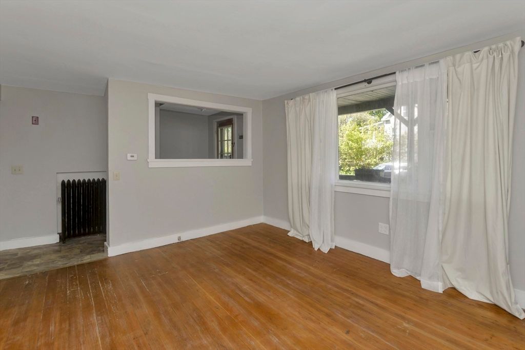 Empty room, Fireplace, Interior, Wood Texture Flooring
