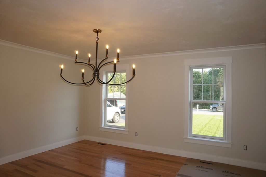 Chandelier, Empty room, Interior, Wood Texture Flooring