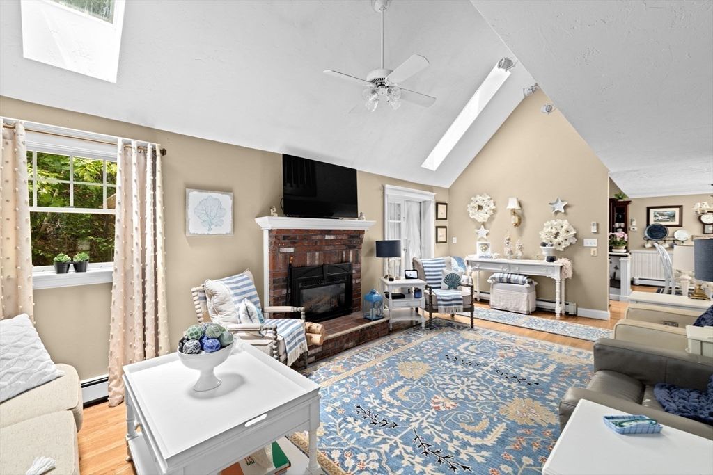 Fireplace, Interior, Living room, Wood Texture Flooring