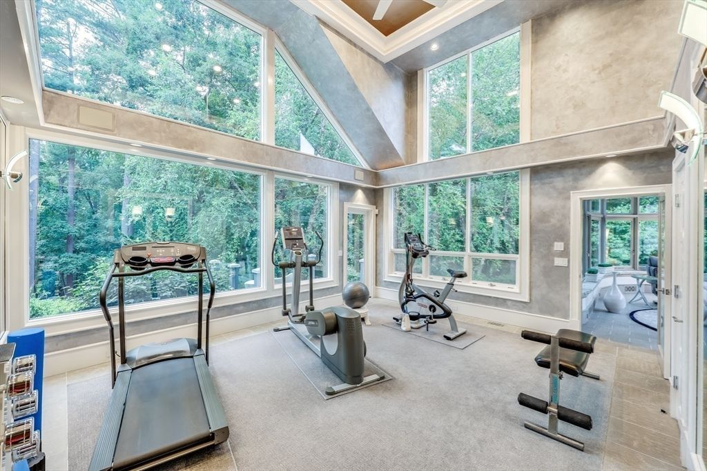 Fitness Equipment, Interior, Recessed Lighting