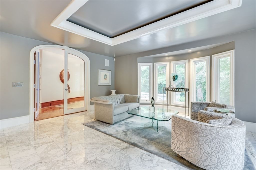 Interior, Living room, Marble, Recessed Lighting