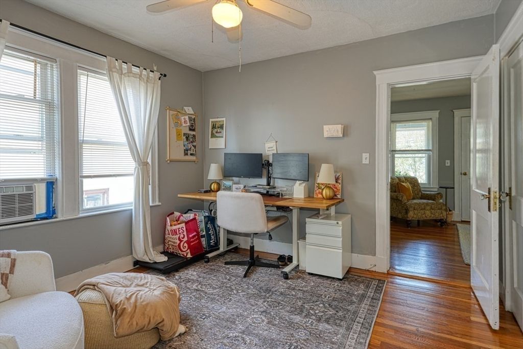 Home Office, Interior, Wood Texture Flooring