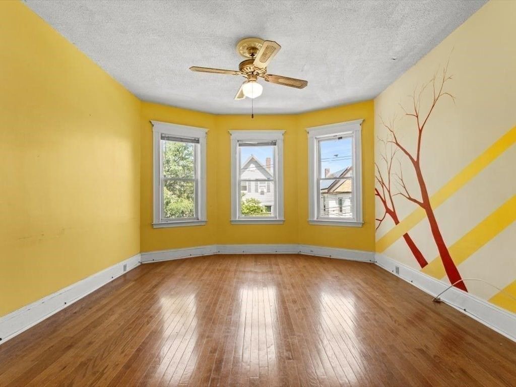 Empty room, Interior, Wood Texture Flooring