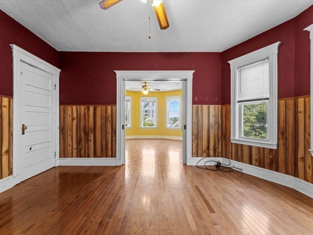 Empty room, Interior, Wood Texture Flooring