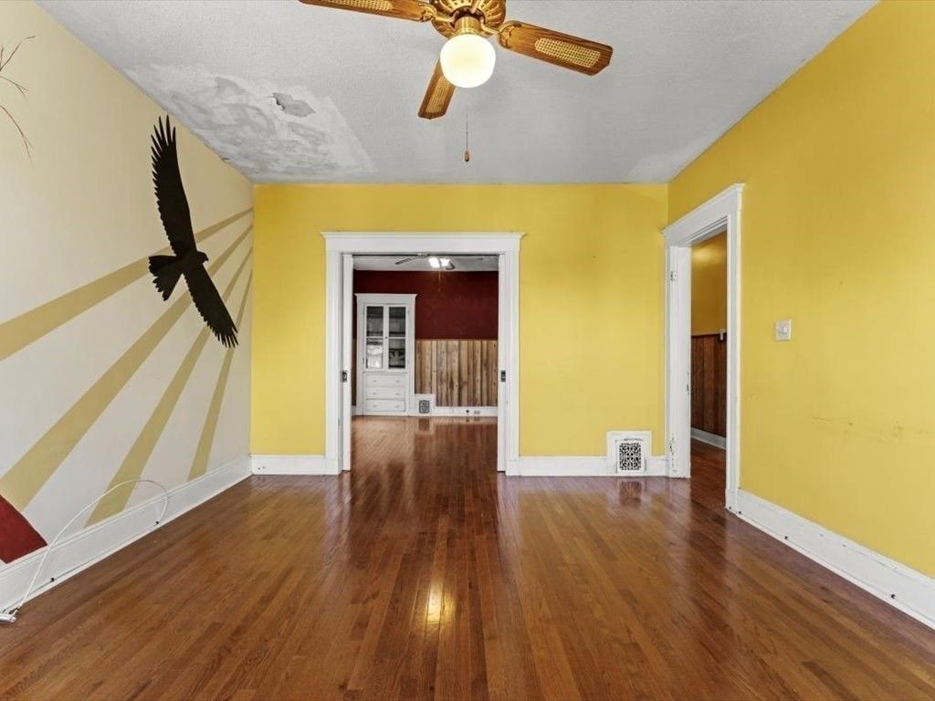 Empty room, Interior, Wood Texture Flooring