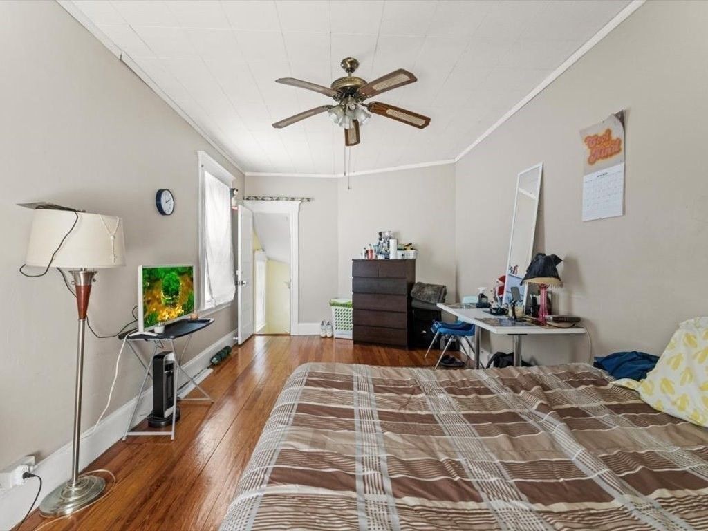 Bedroom, Home Office, Interior, Wood Texture Flooring