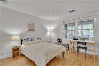 Bedroom, Home Office, Interior, Wood Texture Flooring