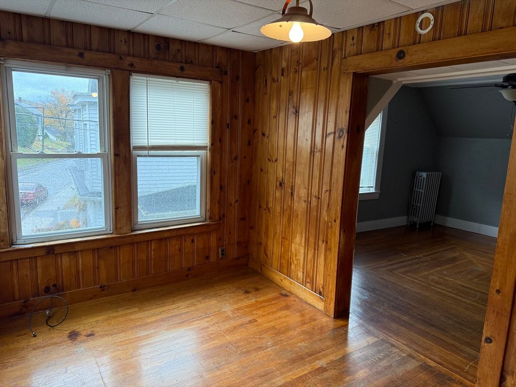 Empty room, Interior, Wood Texture Flooring, Wooden Walls
