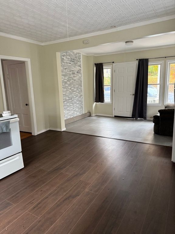 Empty room, Interior, Wood Texture Flooring
