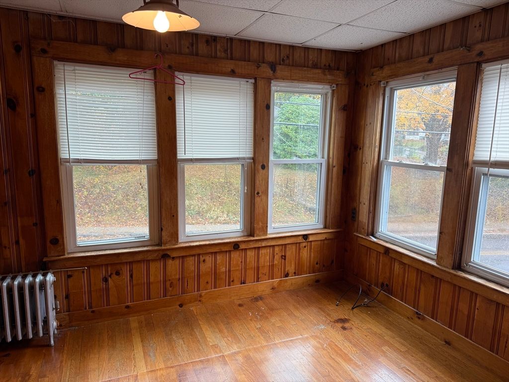 Empty room, Interior, Wood Texture Flooring, Wooden Walls