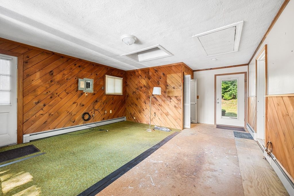 Empty room, Interior, Wooden Walls