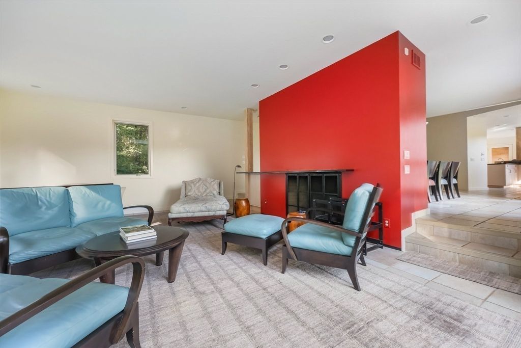 Fireplace, Interior, Living room, Recessed Lighting