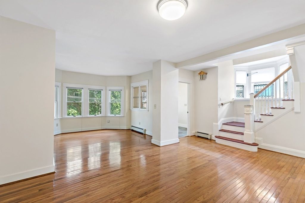 Empty room, Interior, Wood Texture Flooring