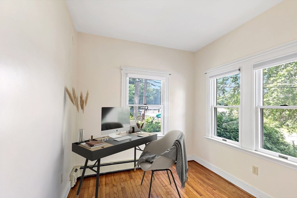 Home Office, Interior, Wood Texture Flooring