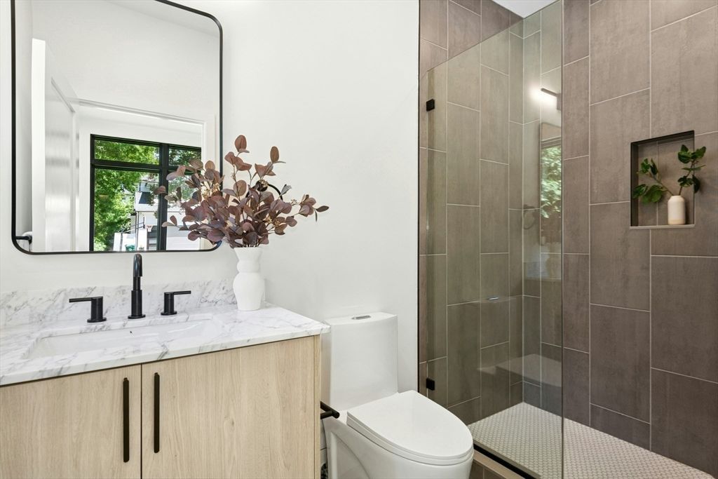 Bathroom, Glass Shower, Interior