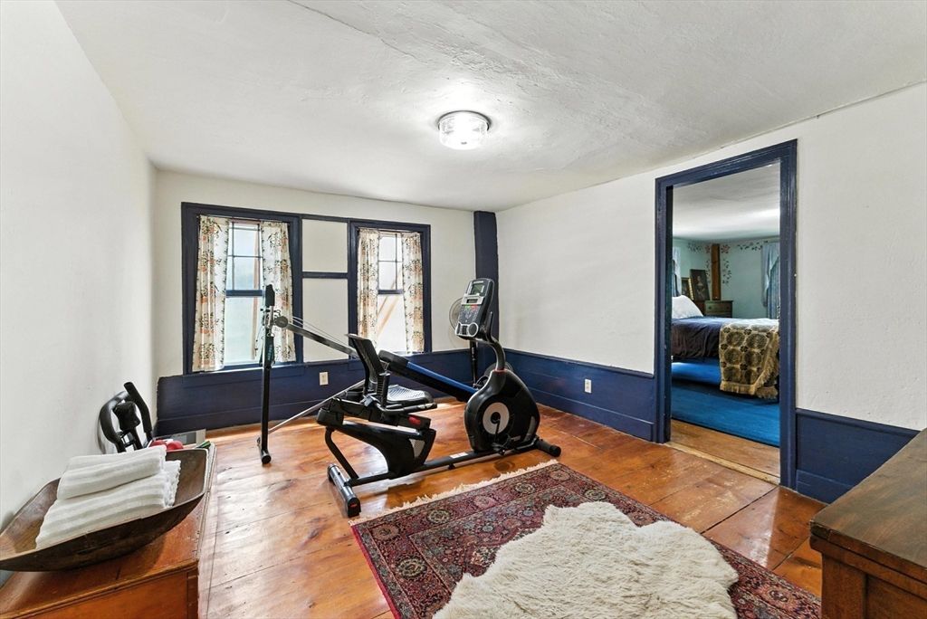 Fitness Equipment, Interior, Wood Texture Flooring