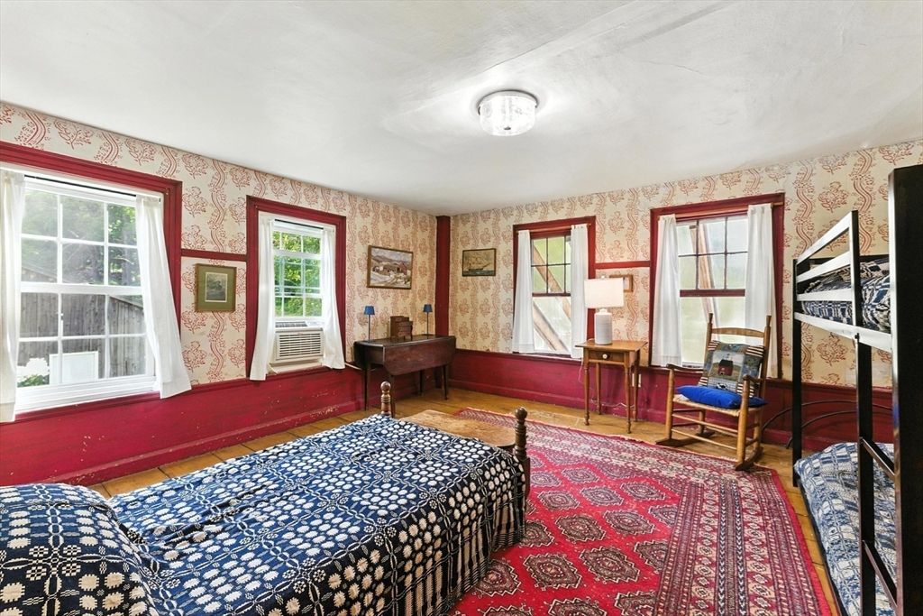 Bedroom, Interior, Wood Texture Flooring