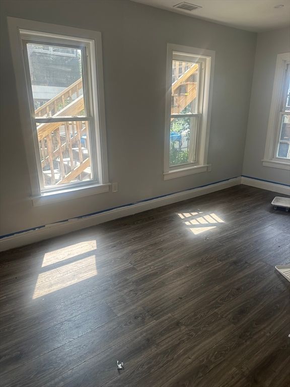 Empty room, Interior, Wood Texture Flooring