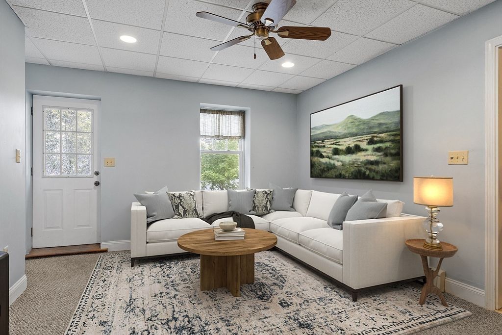 Interior, Living room, Recessed Lighting