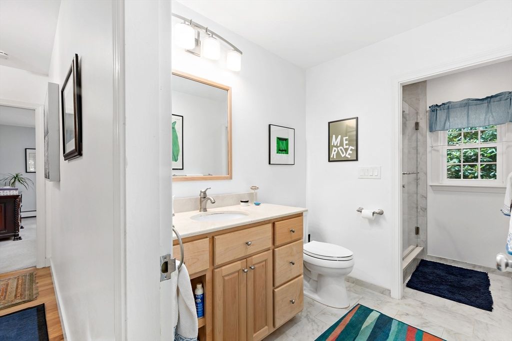 Bathroom, Interior, Marble, Wood Texture Flooring