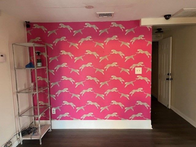 Empty room, Interior, Wood Texture Flooring