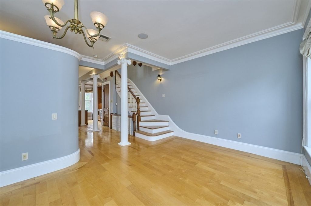Chandelier, Interior, Wood Texture Flooring