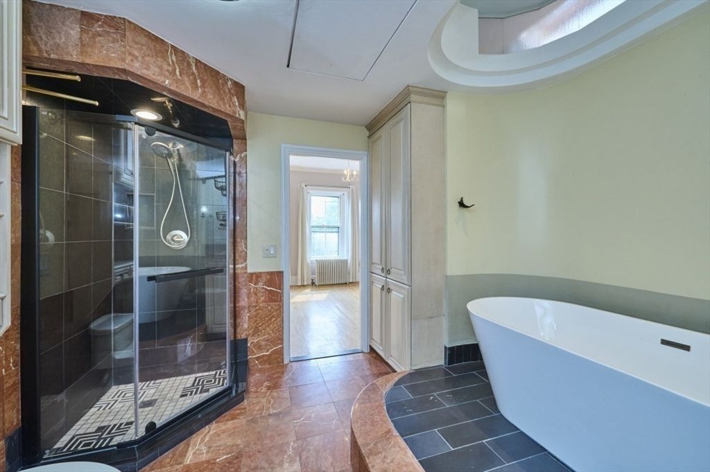 Bathroom, Free Standing Baths, Glass Shower, Interior