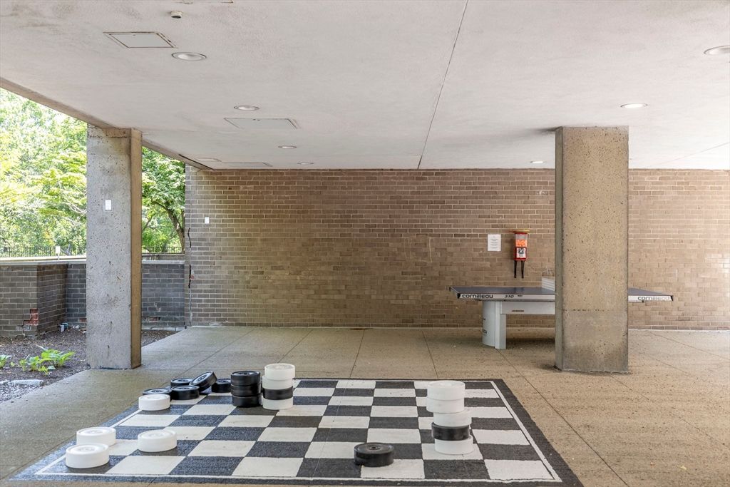 Interior, Recessed Lighting, Stone Walls