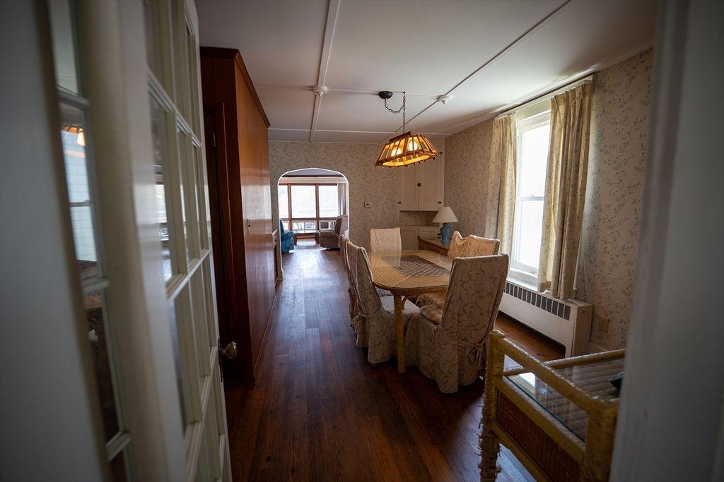 Dining room, Interior, Wood Texture Flooring