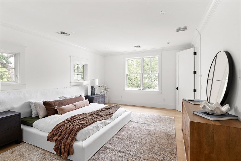 Bathroom, Dual Sink Vanities, Interior, Marble, Recessed Lighting