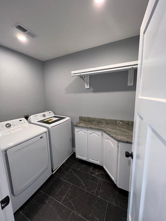 Interior, Marble, Recessed Lighting, Washer
