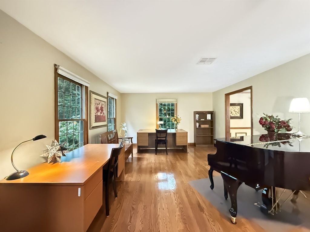 Dining room, Interior, Piano, Wood Texture Flooring