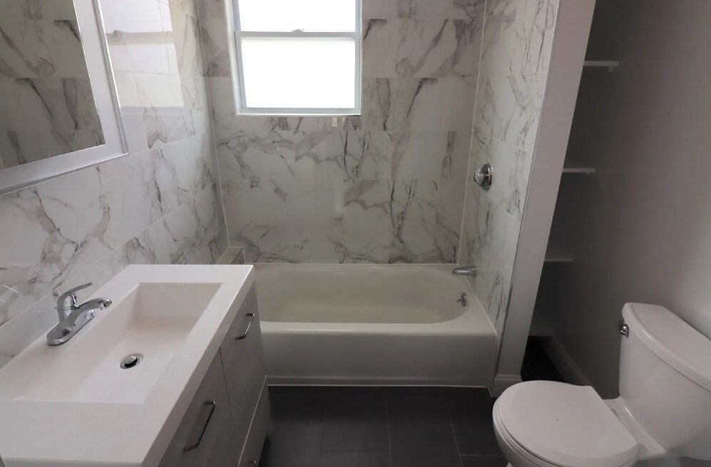 Bathroom, Interior, Marble Walls