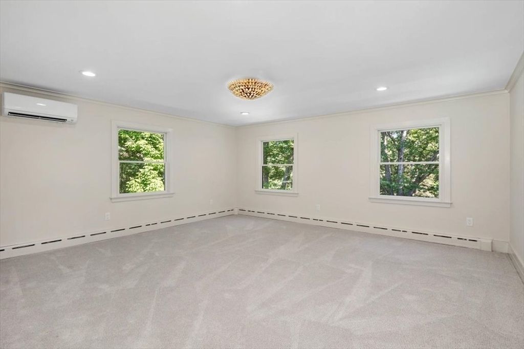 Empty room, Interior, Recessed Lighting