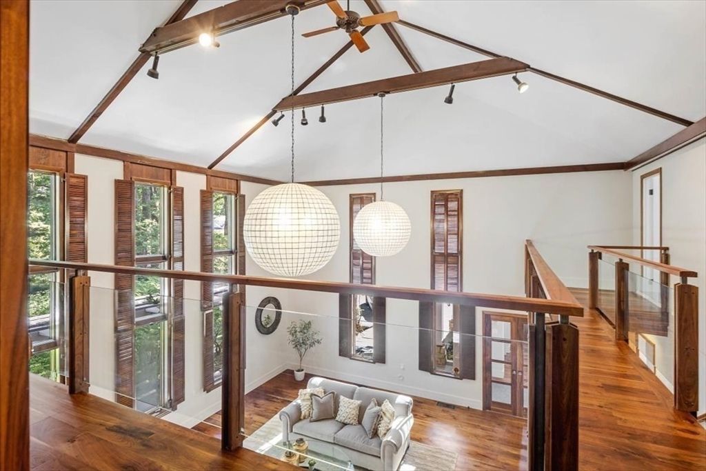 Interior, Wooden Beams, Wood Texture Flooring