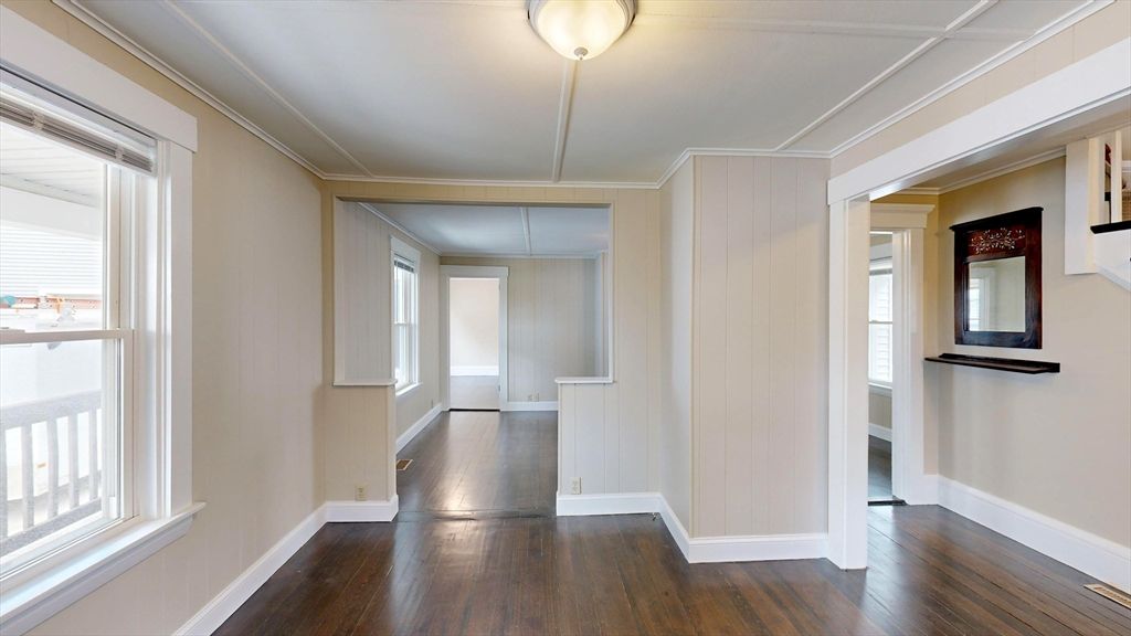 Empty room, Interior, Wood Texture Flooring