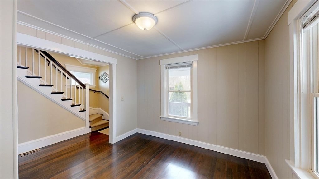 Empty room, Interior, Wood Texture Flooring