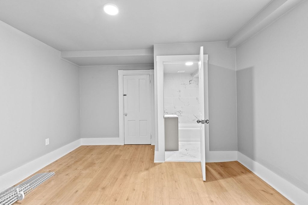 Interior, Marble, Recessed Lighting, Wood Texture Flooring