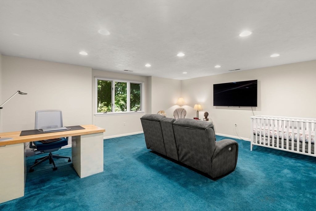Home Office, Interior, Recessed Lighting