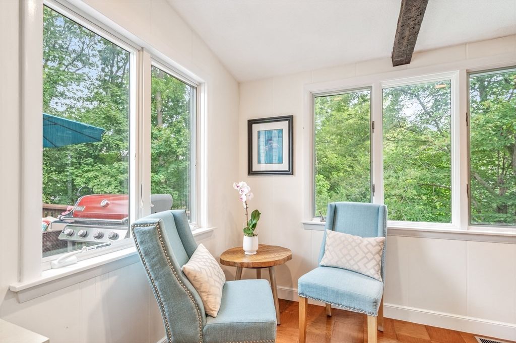 Interior, Sun Room, Wood Texture Flooring