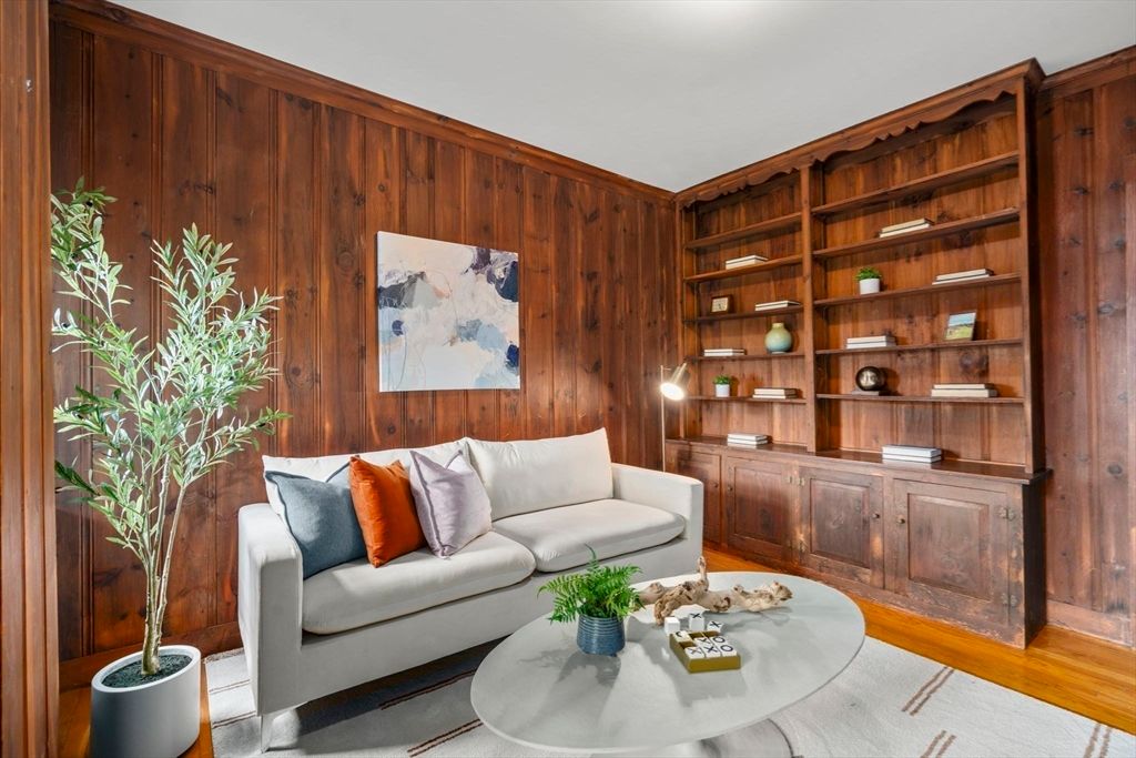Interior, Living room, Wood Texture Flooring, Wooden Walls