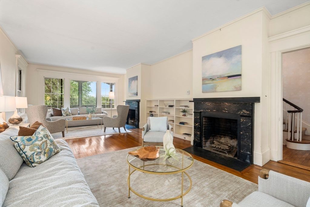 Fireplace, Interior, Living room, Wood Texture Flooring