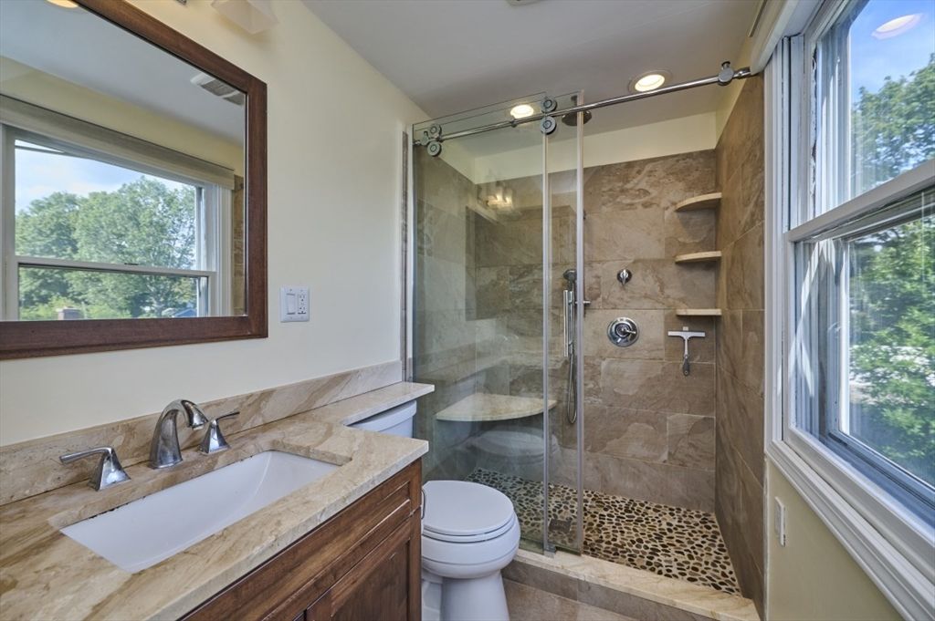 Bathroom, Glass Shower, Interior
