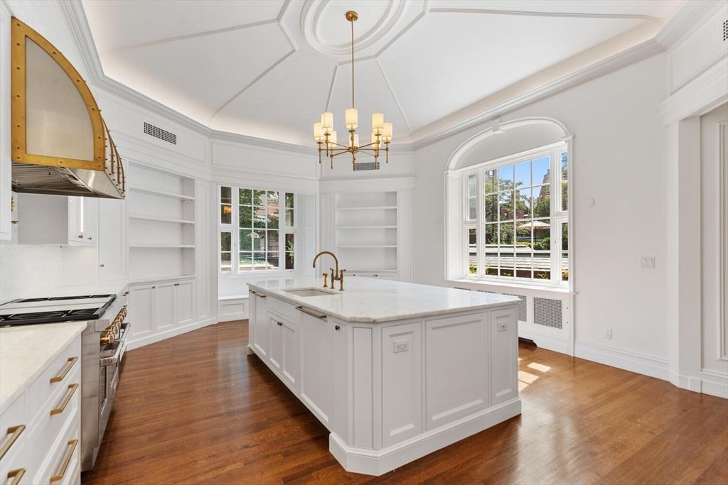 Chandelier, Interior, Kitchen, Pendant Lights, Wood Texture Flooring