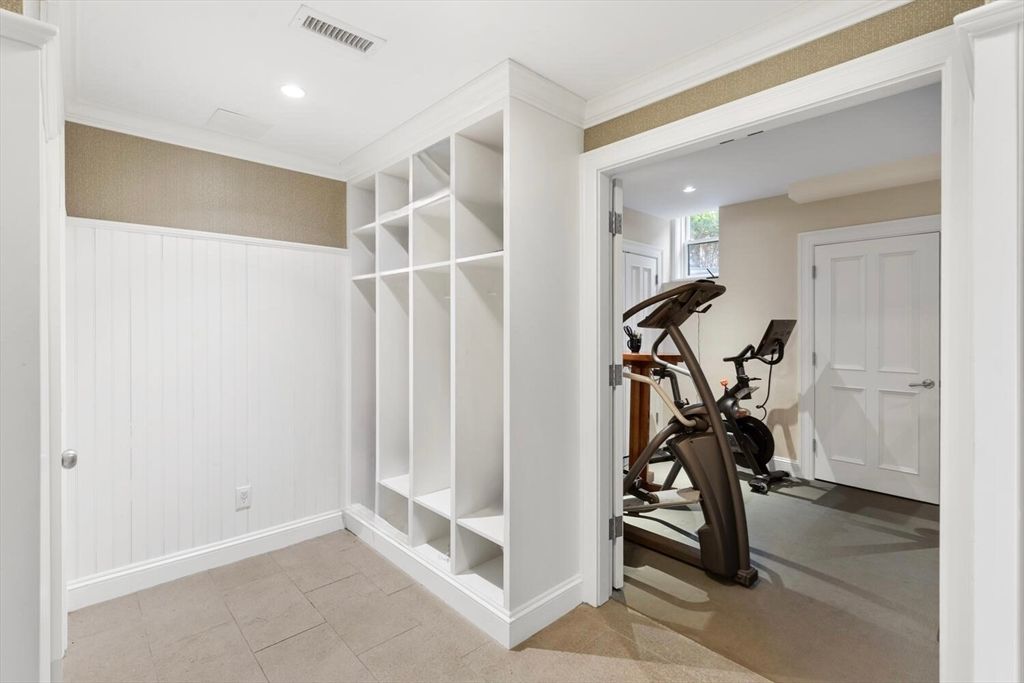 Fitness Equipment, Interior, Recessed Lighting